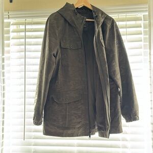 Womens Camo Hooded Jacket